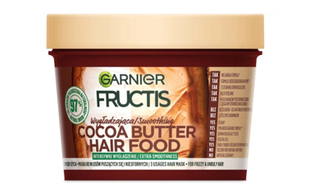 Garnier Fructis Cocoa Hair Food Maska do włosów kręconych 390 ml