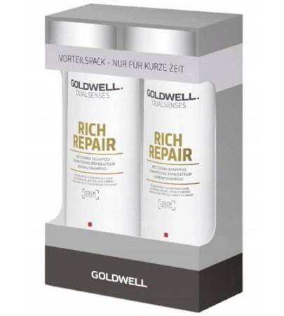 Goldwell DLS DUO Rich Repair Szampon 2x250ml
